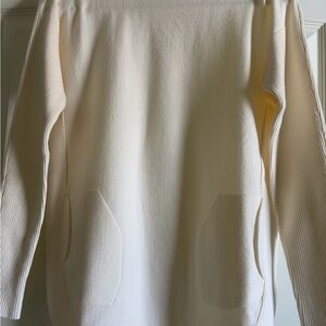 CHARLIE B Women's Cream Crew Neck Sweater